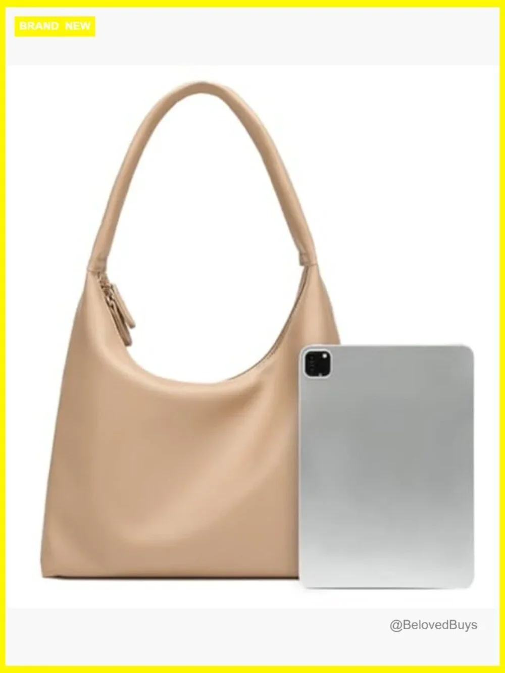 Slouchy PU Leather Hobo Bag Crossbody Shoulder Purse Crescent Tote